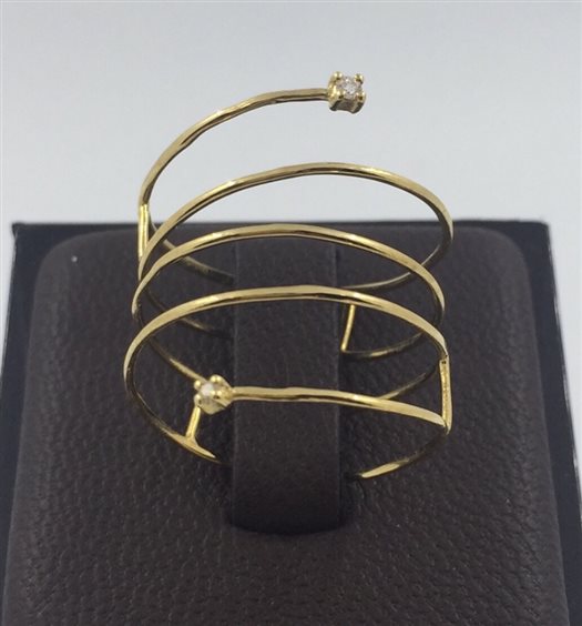 Anello Donna Oro Donna in Oro giallo Diamante 0.03 Ct DPAF3437.003-14 - DPAF3437.003-14